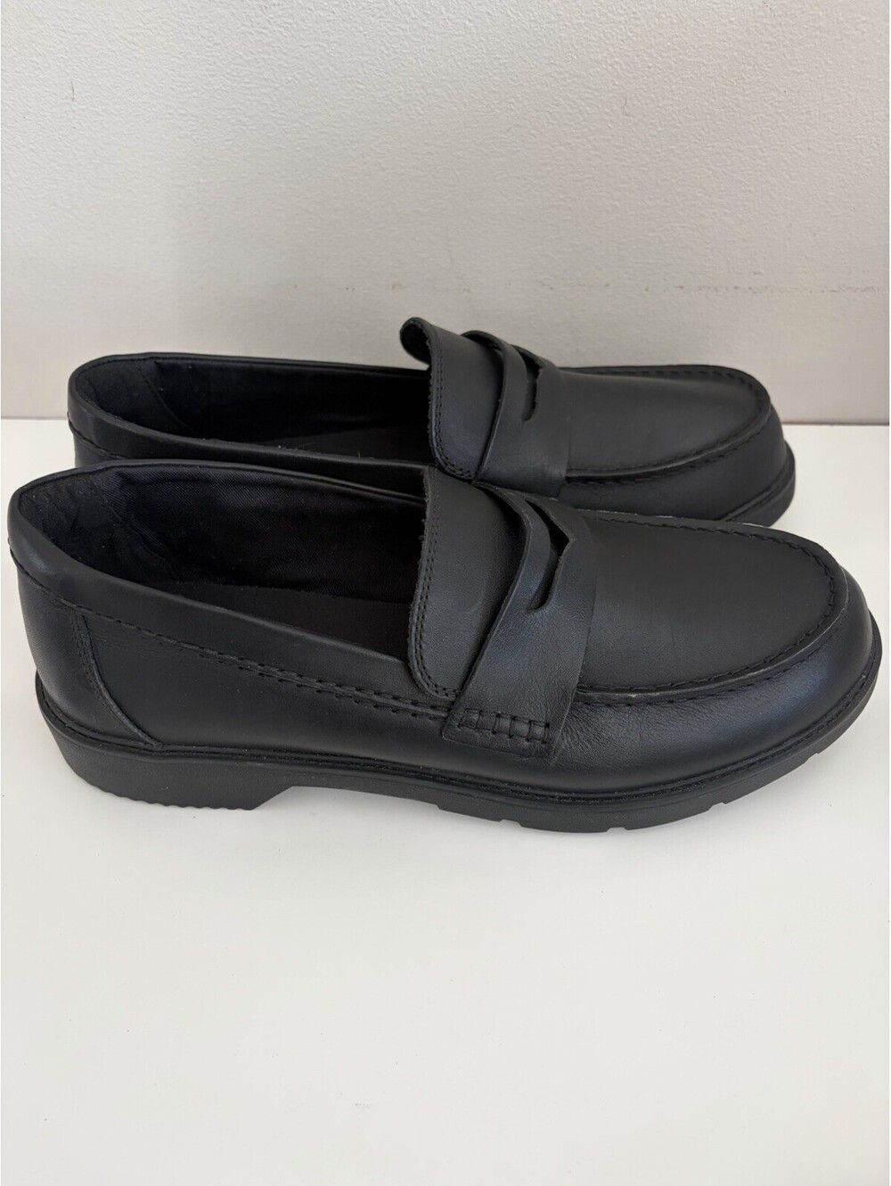 Sperry Wells Penny Loafers Black Leather Women's Size 11 NWOB Comfort PlushStep - Picture 3 of 7